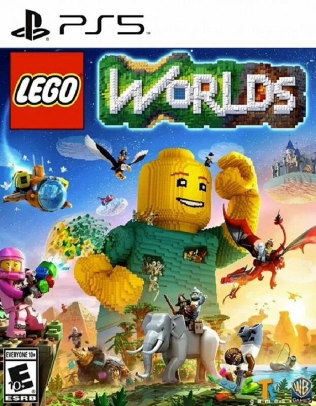LEGO Worlds PS5 Mídia Digital – Explore e crie em um vasto universo aberto feito de peças LEGO. Construa livremente, descubra mundos gerados proceduralmente e interaja com personagens icônicos em uma jornada cheia de criatividade e diversão.