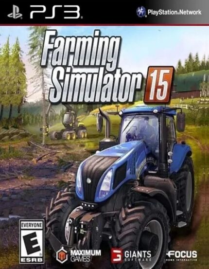 Farming Simulator 2015 PS3 PSN Mídia Digital – Experimente a vida no campo com máquinas agrícolas autênticas, cultivo de plantações e criação de animais. Expanda sua fazenda, administre recursos e aproveite uma jogabilidade realista em um vasto mundo aberto.