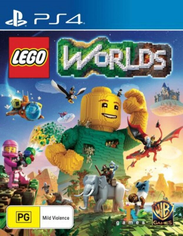 LEGO Worlds PS4 Mídia Digital – Explore um universo aberto feito inteiramente de peças LEGO, onde você pode construir, modificar e criar livremente. Descubra mundos gerados proceduralmente, encontre personagens icônicos e embarque em aventuras criativas com infinitas possibilidades de construção.