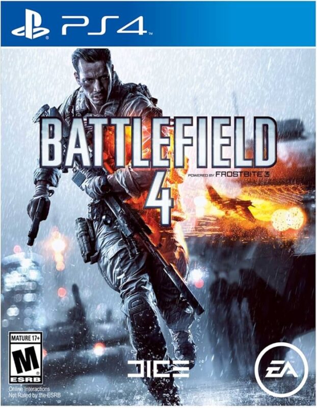 Battlefield 4 PS4 Mídia Digital – Vivencie combates épicos em um ambiente dinâmico, com destruição em tempo real, batalhas intensas e um vasto arsenal de armas e veículos. Jogue no modo campanha ou domine o multiplayer online.