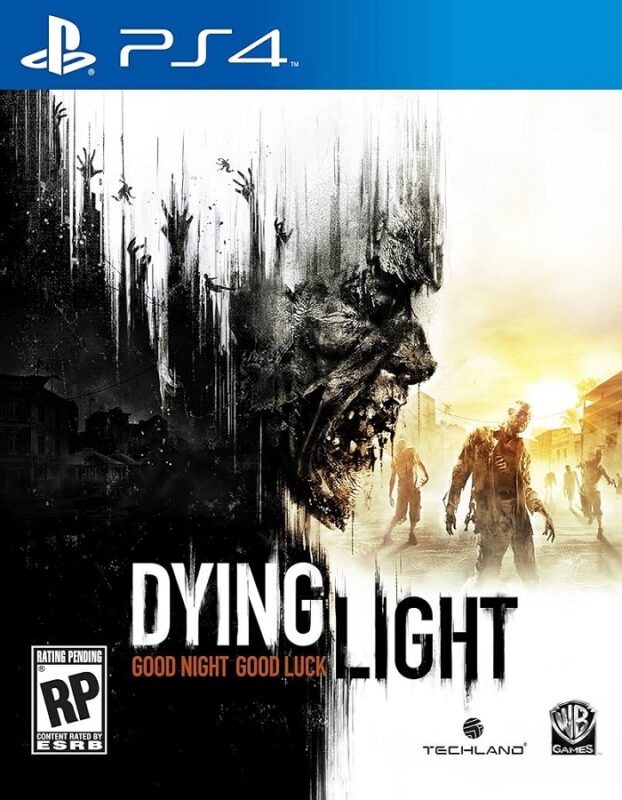 Dying Light para PS4 Mídia Digital – Jogo de ação e sobrevivência em mundo aberto com parkour, combate contra zumbis e um ciclo dinâmico de dia e noite que influencia a jogabilidade.