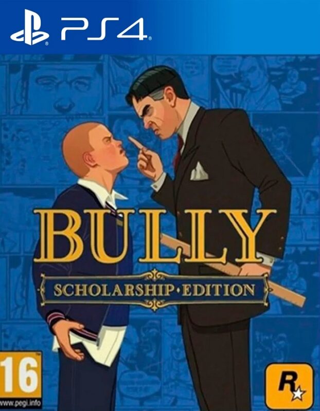 Bully PS4 Mídia Digital – Viva a vida escolar em Bullworth Academy neste clássico da Rockstar. Enfrente desafios, participe de aulas, crie amizades (e inimizades) e cause confusão em um mundo aberto cheio de humor e histórias envolventes.