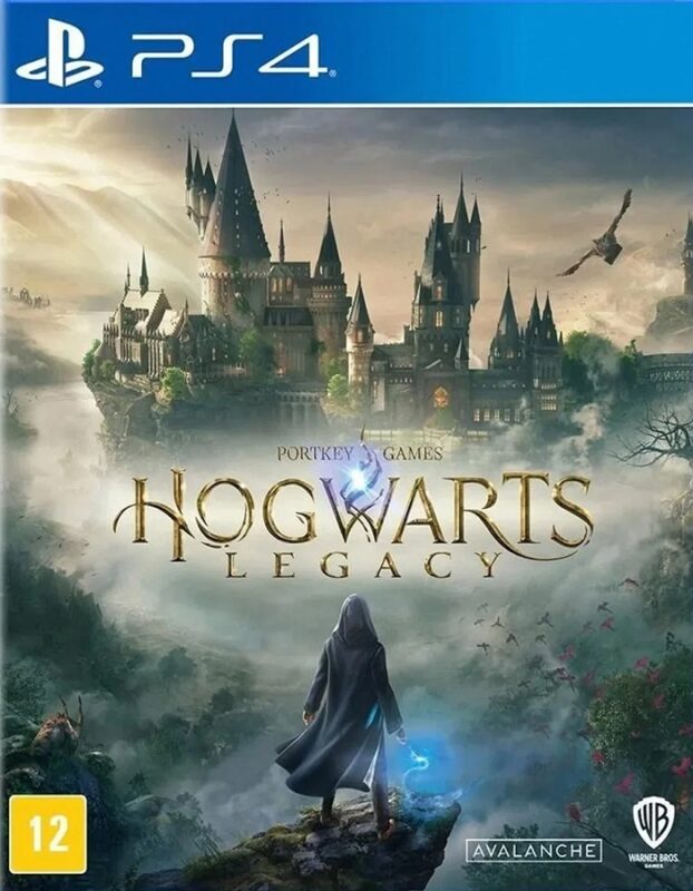 Hogwarts Legacy PS4 Mídia Digital – Explore o mundo mágico de Hogwarts no século XIX, aprenda feitiços, crie poções e descubra segredos ocultos nesta incrível aventura de RPG.