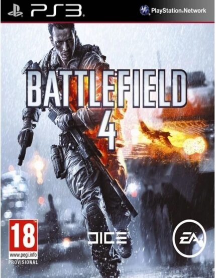Battlefield 4 - BF4 PS3 PSN Mídia Digital – Experimente a guerra total com batalhas épicas, destruição dinâmica e um intenso modo multiplayer. Com gráficos impressionantes para a geração, Battlefield 4 oferece ação estratégica, combates frenéticos e veículos de guerra em mapas expansivos.