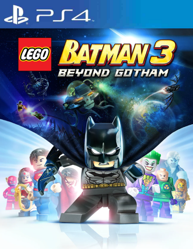 LEGO Batman 3: Além De Gotham PS4 Mídia Digital – Junte-se ao Batman e aos heróis da DC Comics em uma aventura intergaláctica para impedir Brainiac de destruir a Terra. Explore diversos mundos, desbloqueie personagens icônicos e utilize habilidades especiais em uma jogabilidade divertida no estilo LEGO.