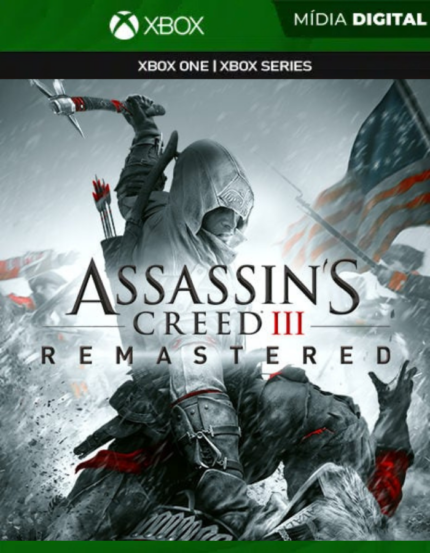 Assassin’s Creed III Remastered xbox one e Series S|X Mídia Digital