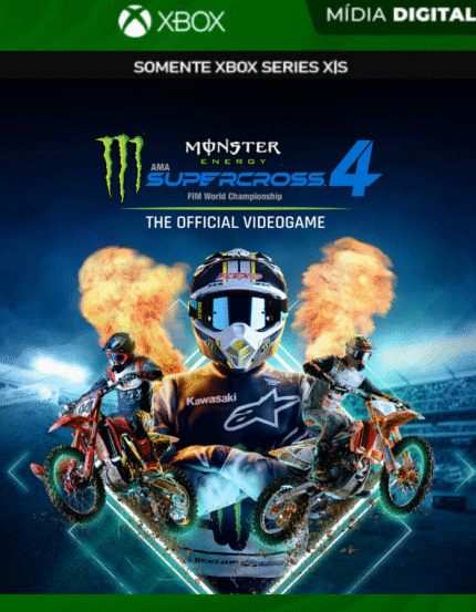 Monster Energy Supercross - The Official Videogame 4 - Xbox Series X|S - Mídia Digital