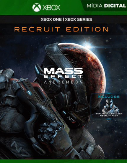 Mass Effect Andromeda Deluxe Recruit Edition - Xbox one e Xbox Series S|X - Mídia digital