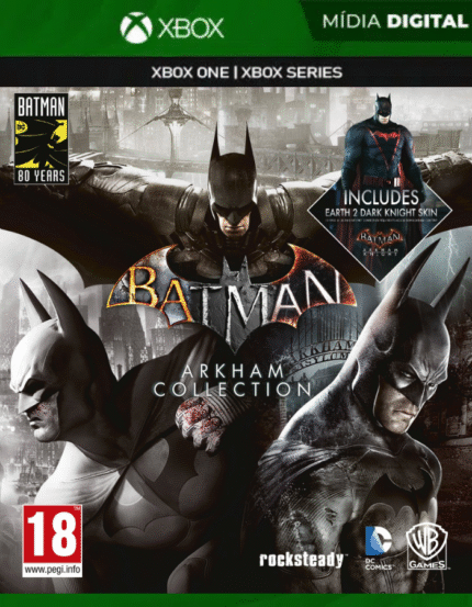 Batman: Arkham Collection - Xbox one e Xbox Series S|X - Mídia Digital