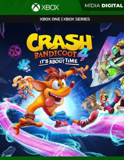 Crash Bandicoot 4: It's About Time - Xbox one e Xbox Series S|X - Mídia Digital