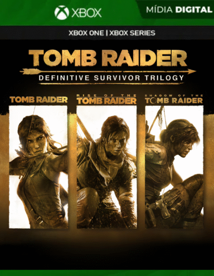 Tomb Raider: Definitive Survivor Trilogy - Xbox one e Xbox Series S|X -Mídia Digital