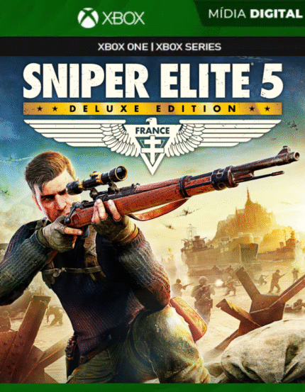 Sniper Elite 5 Deluxe Edition - Xbox one e Xbox Series S|X - Mídia Digital