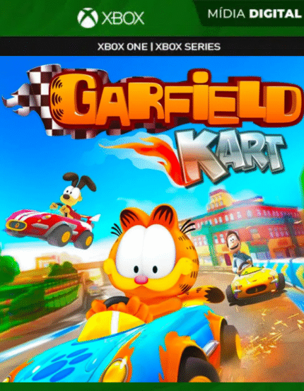 Garfield Kart - Xbox one e Series S|X - Mídia digital