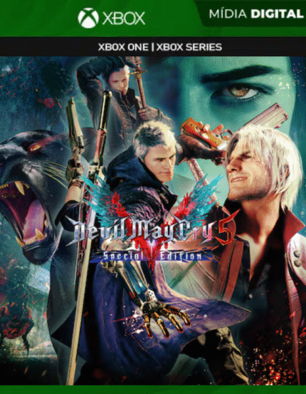Devil May Cry 5 + Vergil - Xbox one e Xbox Series S|X - Mídia Digital