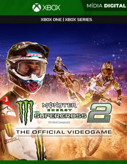 Monster Energy Supercross: The Official Videogame 2 - Xbox one e Xbox Series S|X - Mídia Digital