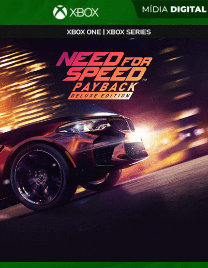 Need For Speed Payback - Deluxe Edition - Xbox one e Xbox Series S|X - Mídia digital