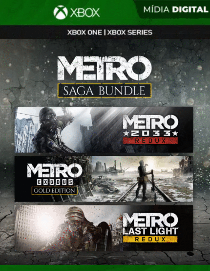 Metro Saga Bundle - Xbox one e Xbox Series S|X - Mídia Digital