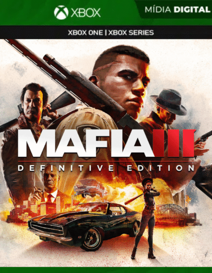 Mafia 3 III Definitive Edition - Xbox one e Xbox Series S|X - Mídia Digital