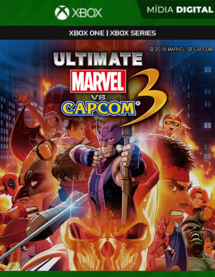 Ultimate Marvel vs. Capcom 3 - Xbox one e Xbox Series S|X - Mídia Digital