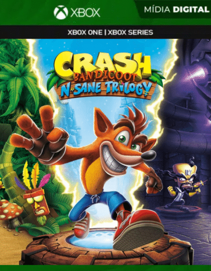 Crash Bandicoot N. Sane Trilogy - Xbox one e Xbox Series S|X - Mídia Digital